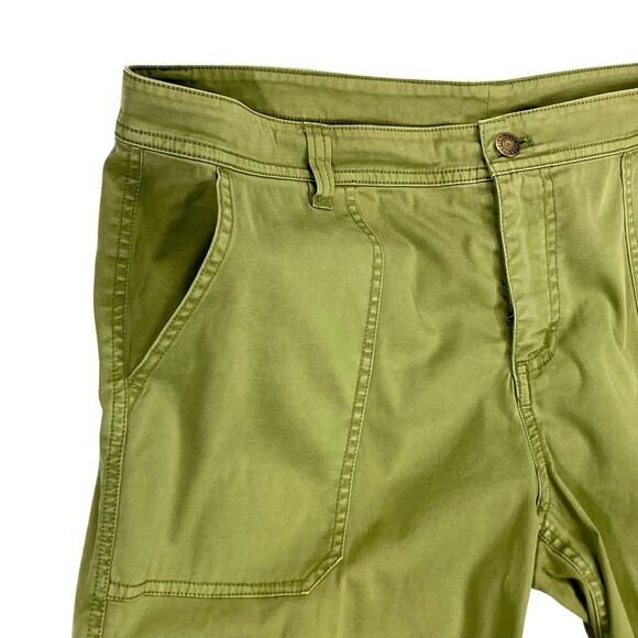 Pendleton Pants Womens Size 16 Petite Green High Waisted Straight Leg Utility - Picture 5 of 15